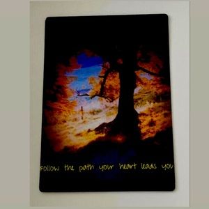 4x5 Magnet rounded corners of MY Original Motivational Photography Art Print